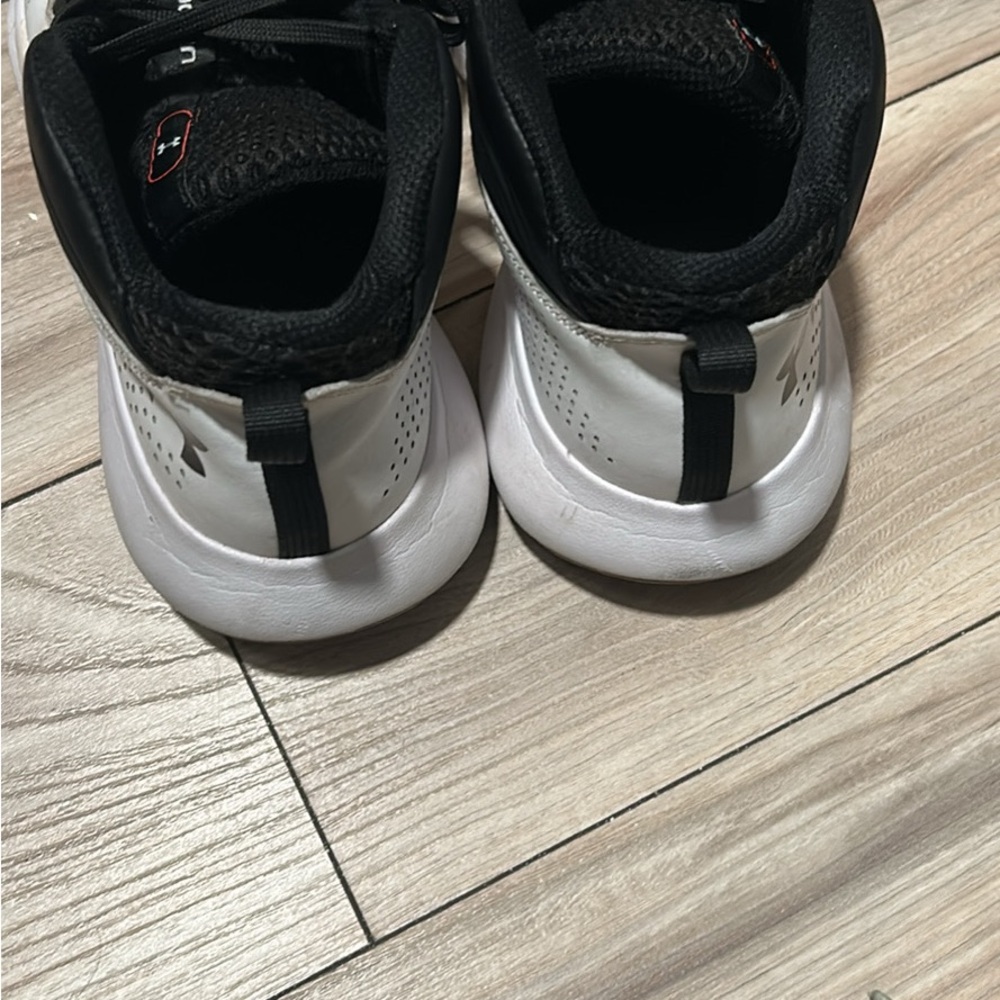 Under Armour Black and White Sneakers